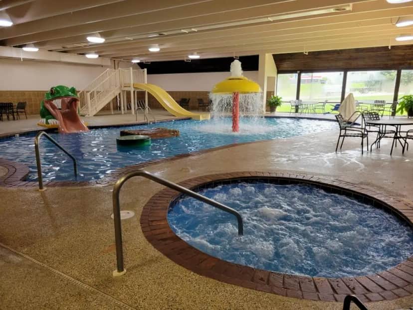 Shared indoor hot tub at Best Western Plus Midwest Inn