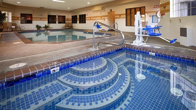 Shared indoor hot tub