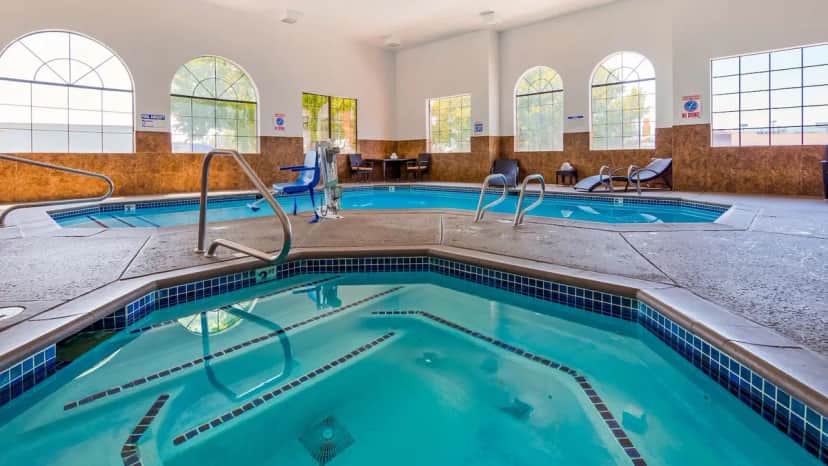 Shared indoor hot tub at Best Western Plus Wendover Inn