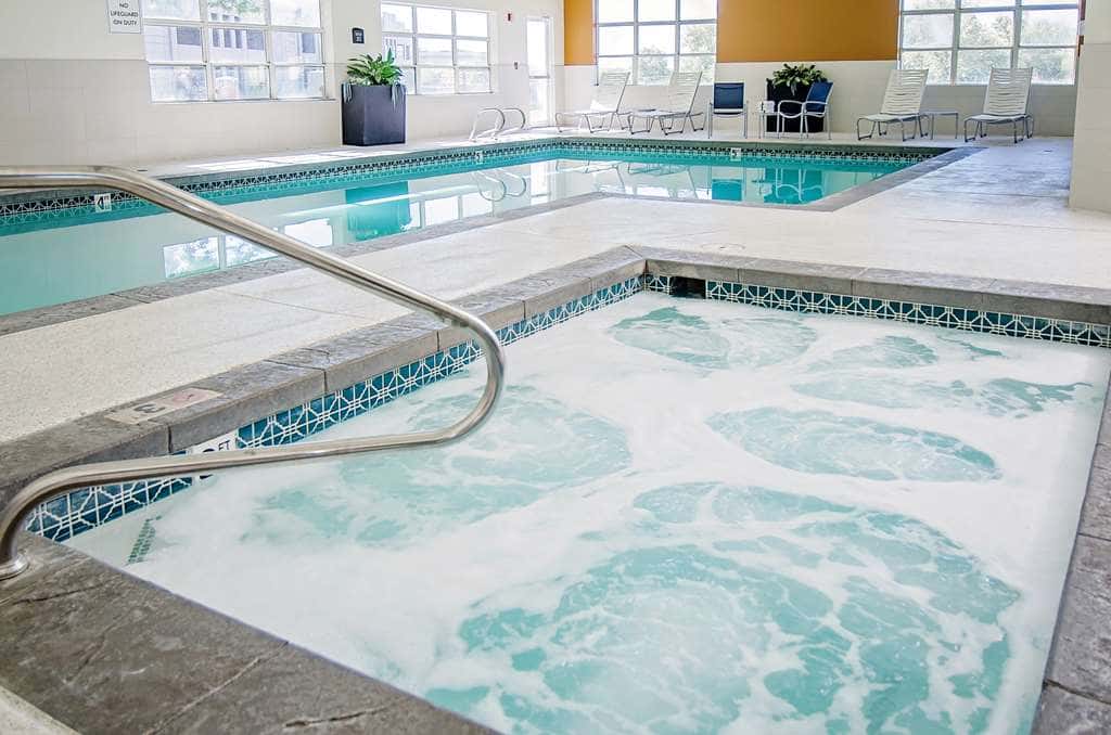 Shared indoor hot tub at Best Western Timpanogos Inn