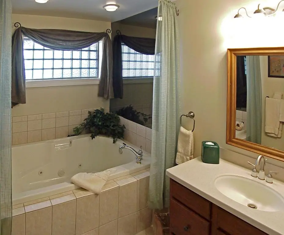 Private in-room jacuzzi tub in the One Bedroom Suite at Bird-in-Hand Village Inn & Suites