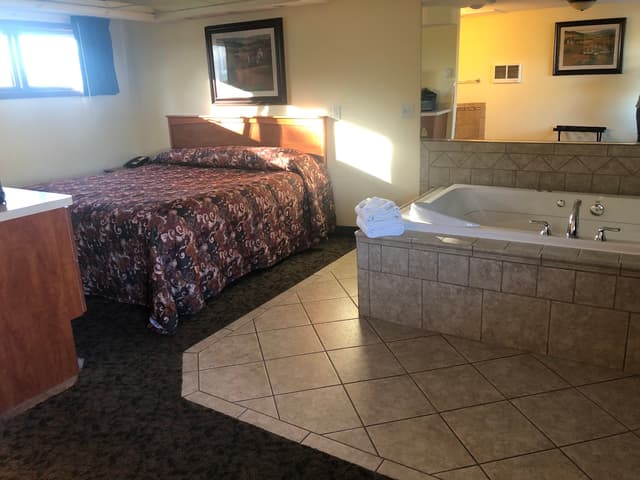 Private in-room hot tub