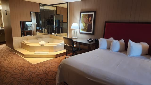 Private in-room hot tub