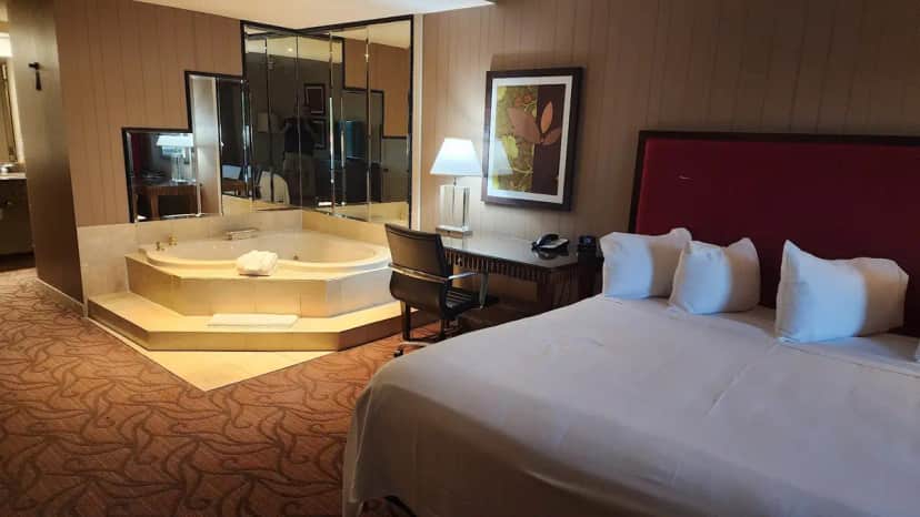 Private in-room jacuzzi at Boomtown Casino & Hotel Bossier