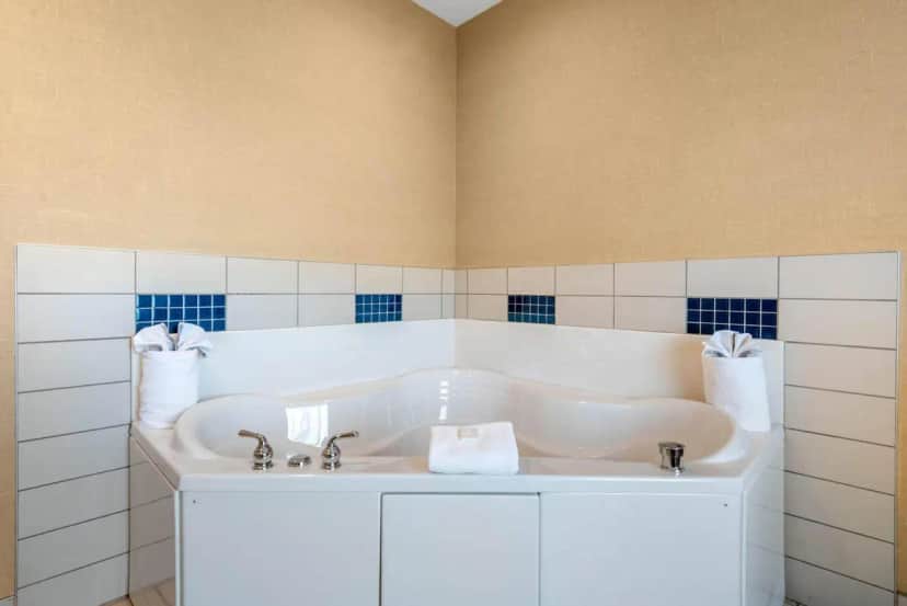 Private in-room jacuzzi tub in the King Suite with Whirlpool - Non-smoking at Cambria Hotel Akron – Canton Airport