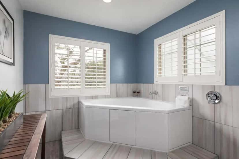 In-room hot tub at Candle Light Inn in Carmel, CA