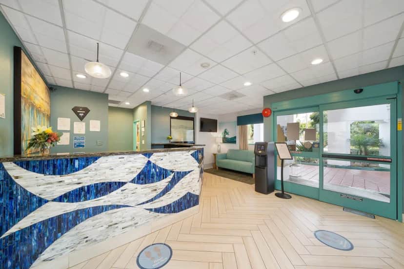 Shared indoor hot tub at Casablanca Inn