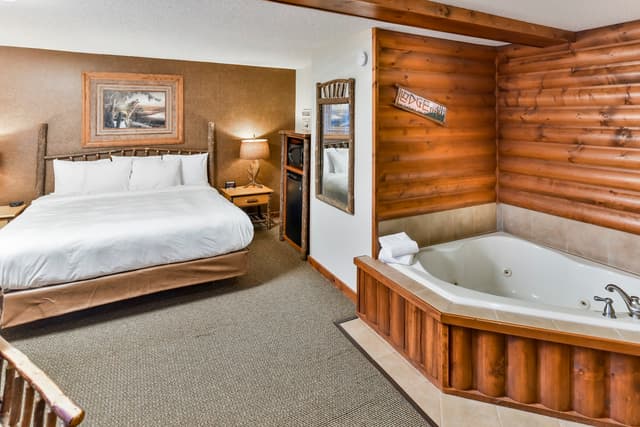 Private in-room hot tub