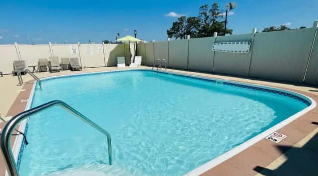 Private in-room hot tub at Clarion Inn & Suites