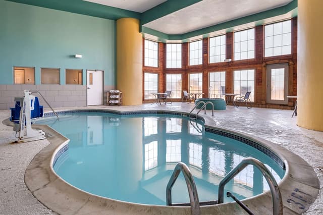 Shared indoor hot tub