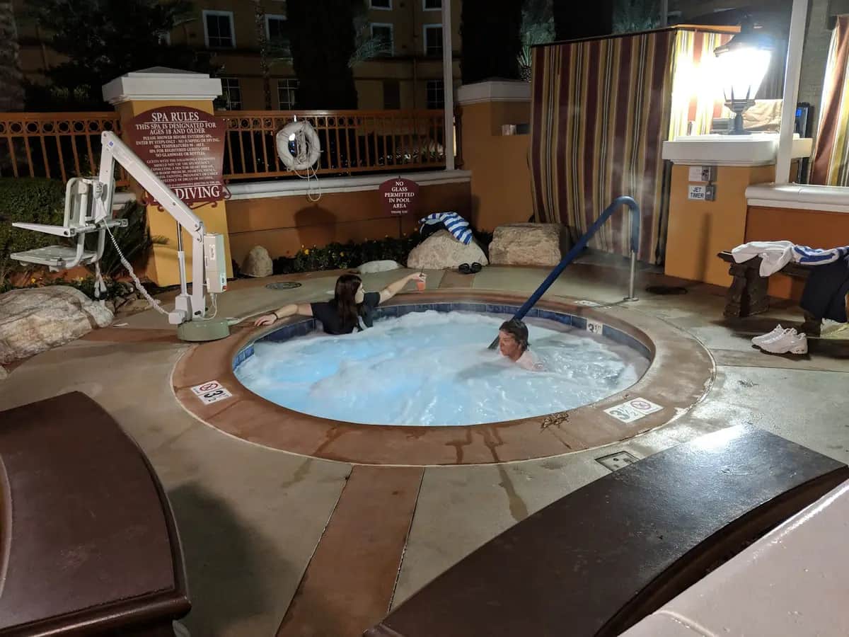 Shared indoor hot tub at Club Wyndham Grand Desert