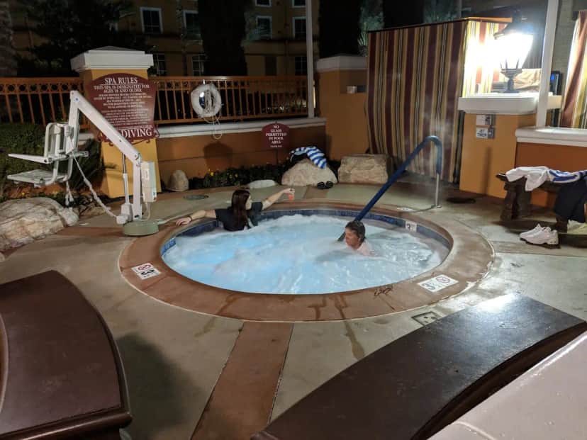 Shared indoor hot tub at Club Wyndham Grand Desert