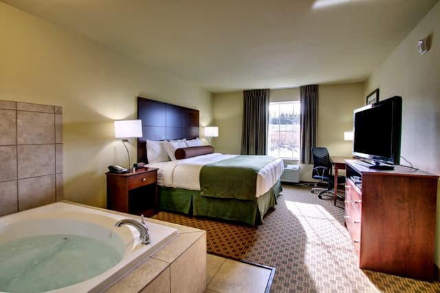 Private in-room hot tub