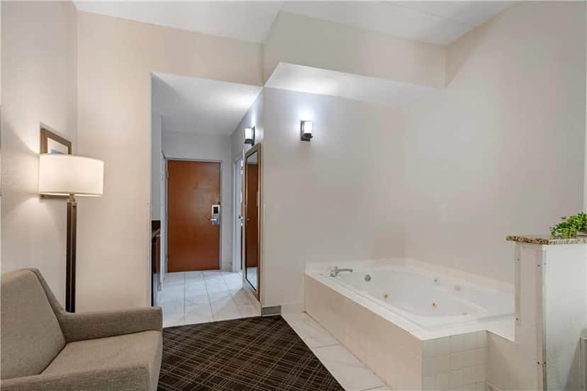 Private in-room jacuzzi tub at Comfort Inn & Suites at I-85