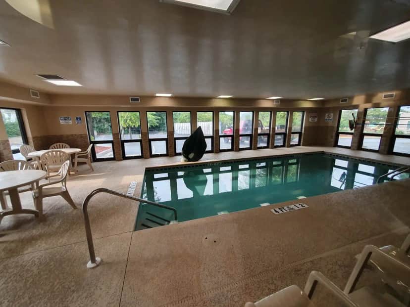 Shared indoor hot tub at Comfort Inn & Suites at Stone Mountain