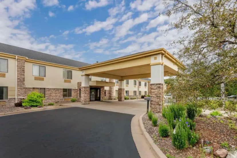 a rendering of a building with a driveway at Comfort Inn & Suites Black River Falls I-94 in Black River Falls