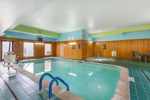 Shared indoor hot tub