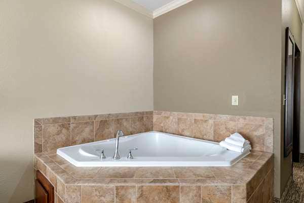 Private in-room jacuzzi tub at Comfort Inn & Suites Fort Worth - Fossil Creek