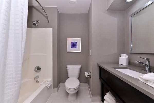 Private in-room jacuzzi tub at Comfort Inn & Suites Frisco