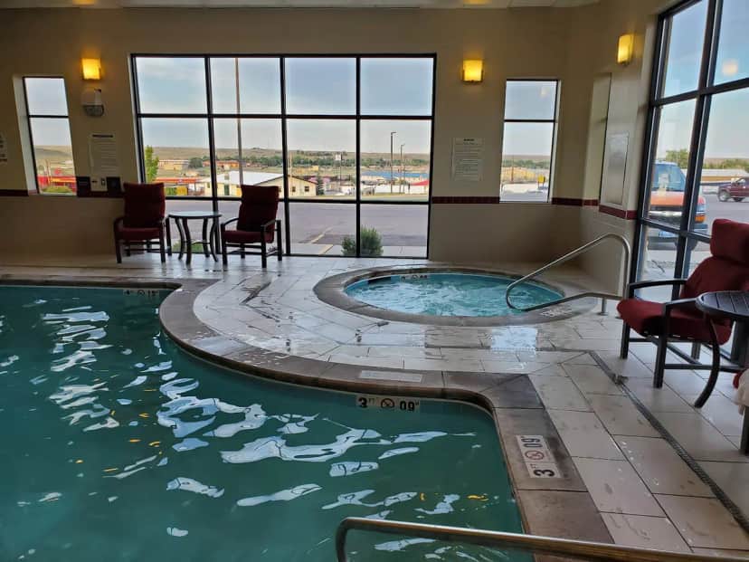 Shared indoor hot tub at Comfort Inn & Suites Gateway To Glacier National Park