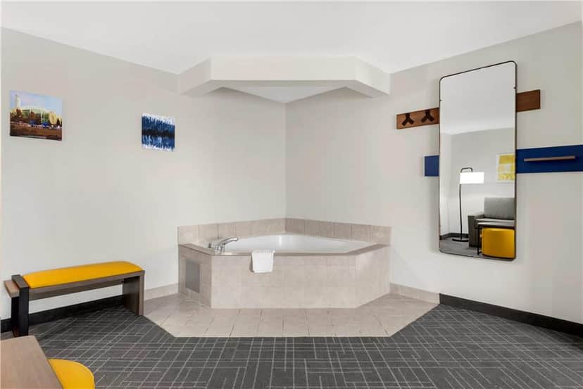 Private in-room jacuzzi tub at Comfort Inn & Suites Suwanee - Sugarloaf