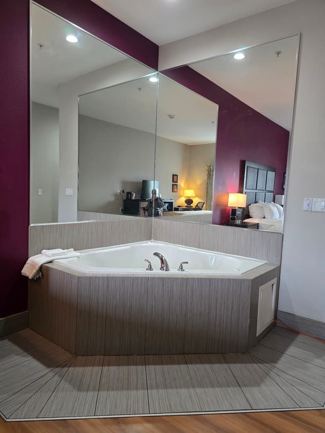 Private in-room hot tub