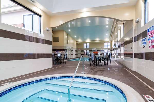 Shared indoor hot tub