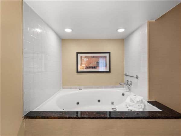 Private in-room jacuzzi tub at Comfort Inn Metro Airport