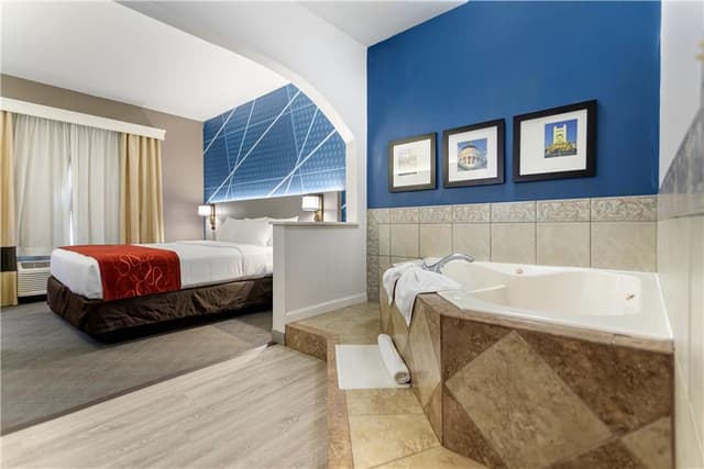 Private in-room hot tub