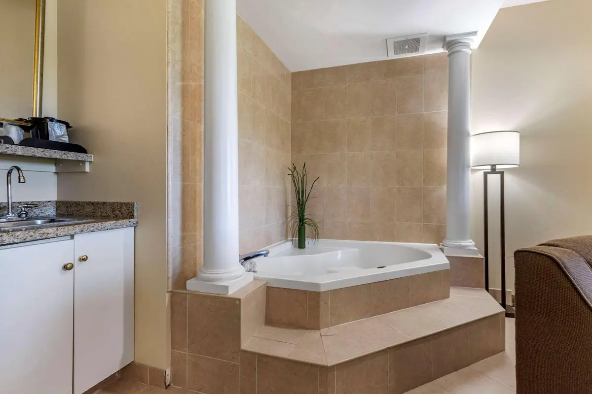 Private in-room jacuzzi in the King Suite with Spa Bath - Non-Smoking at Comfort Suites Myrtle Beach Central