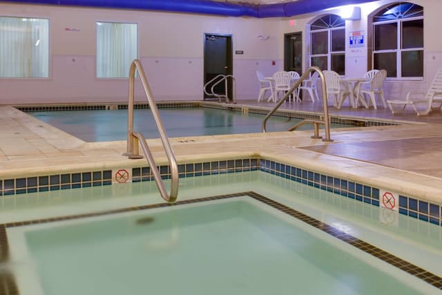 Shared indoor hot tub