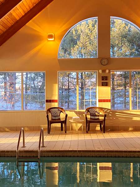 Shared indoor hot tub