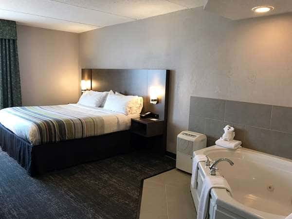 In-room jacuzzi tub at Country Inn & Suites by Radisson, Mt. Pleasant-Racine West, WI in Sturtevant, WI