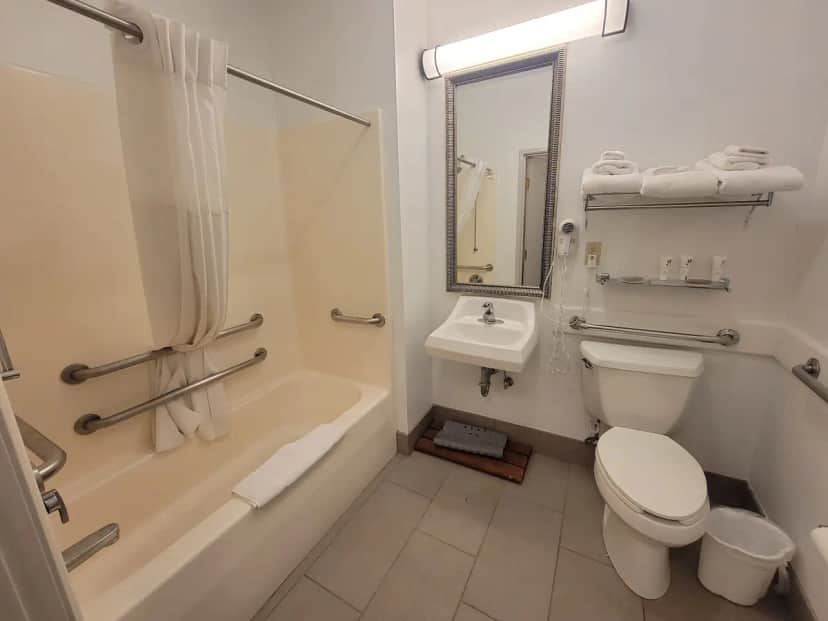 Deep soaking bathtub at Country Inn & Suites by Radisson, Tulsa, OK