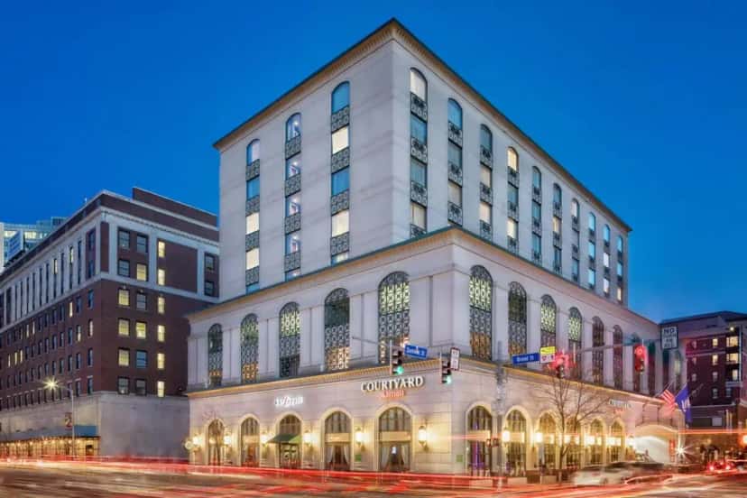 In-room hot tub at Courtyard by Marriott Stamford Downtown in Stamford, CT