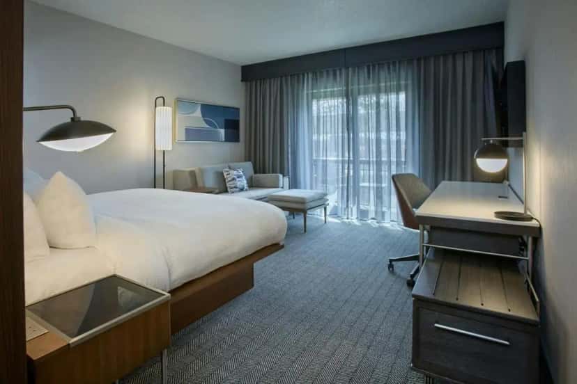 In-room hot tub at Courtyard by Marriott Wausau in Wausau, WI