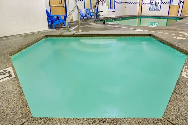Shared indoor hot tub