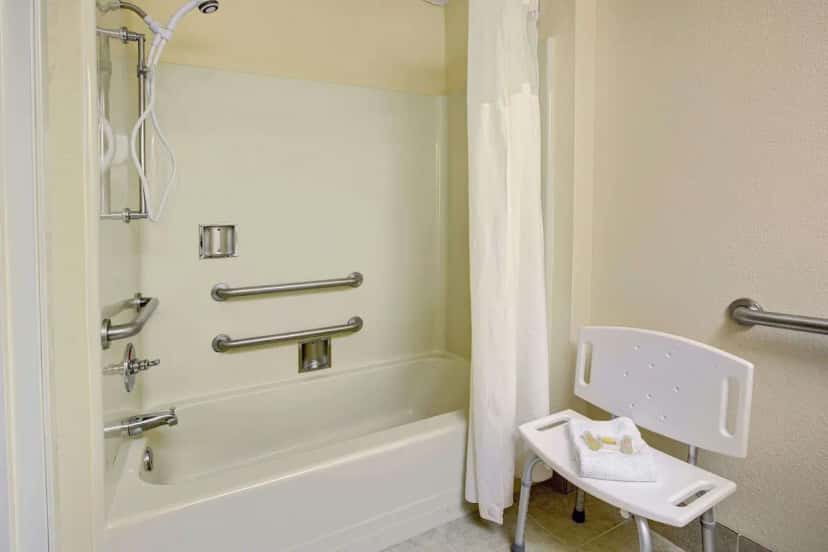 Deep soaking tub at Days Inn & Suites by Wyndham Hickory in Hickory, NC