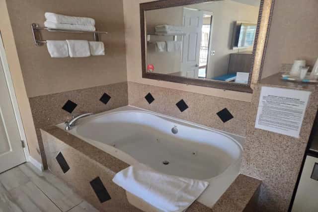 Jetted bathtub at Days Inn by Wyndham Alhambra CA