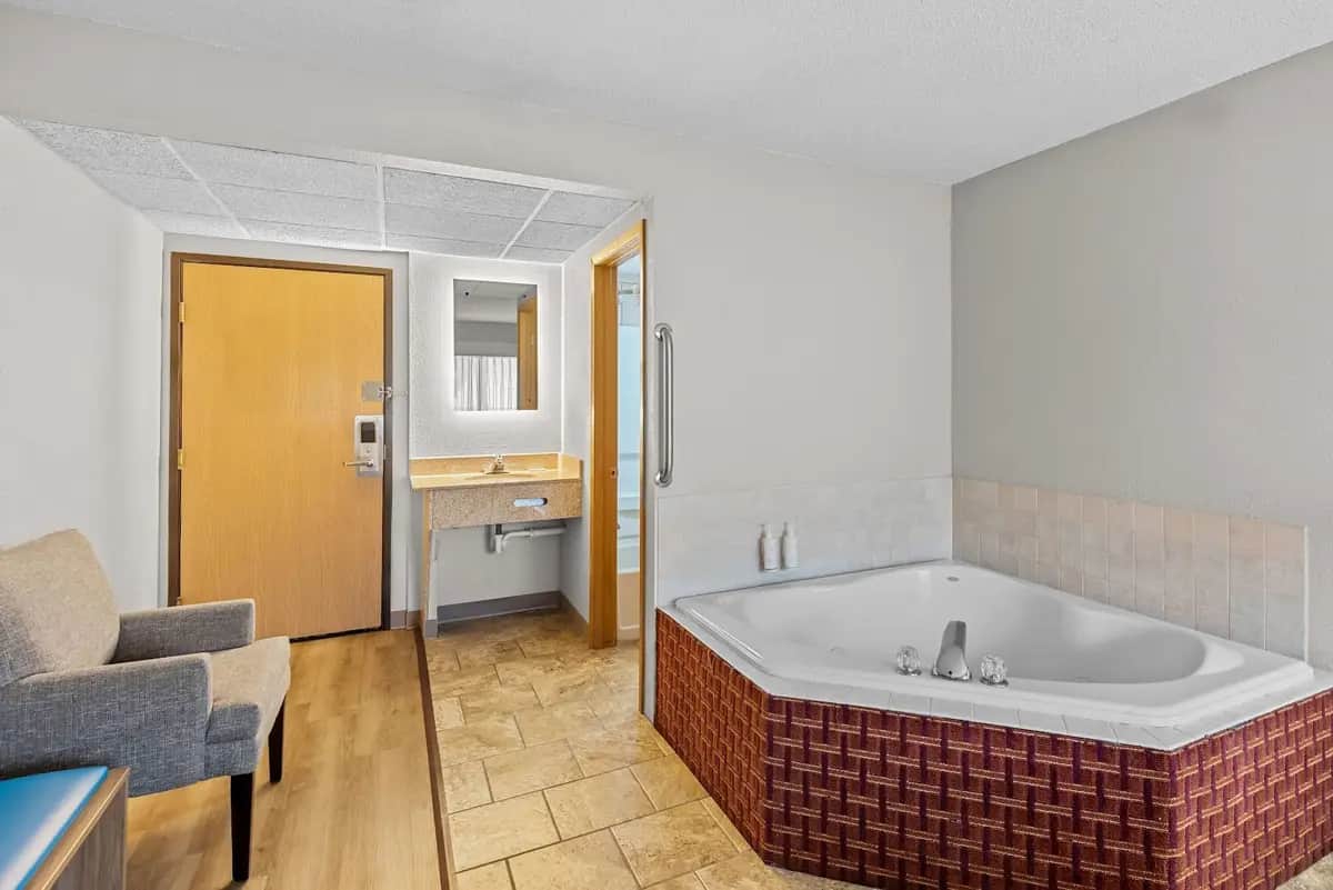 Deep soaking bathtub at Days Inn by Wyndham Ames