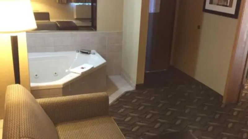 In-room hot tub at Days Inn by Wyndham Bismarck in Bismarck, ND