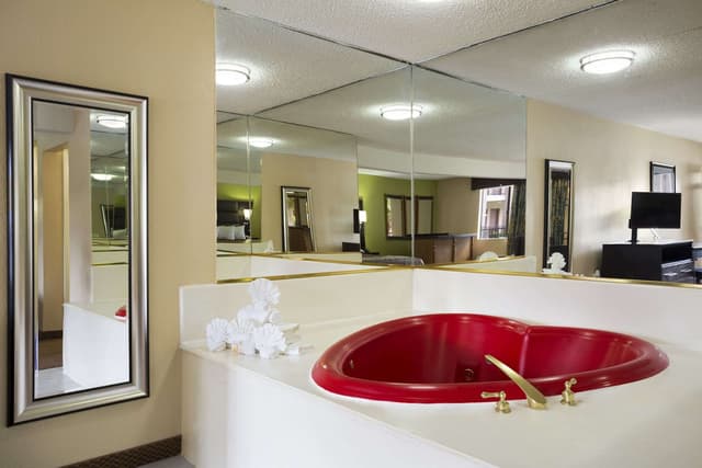 Private in-room hot tub