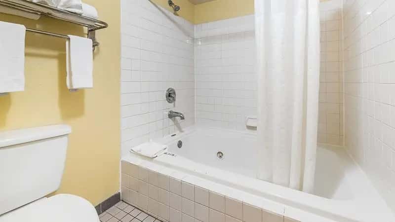 In-room hot tub at Days Inn by Wyndham Federal Way in Federal Way, WA