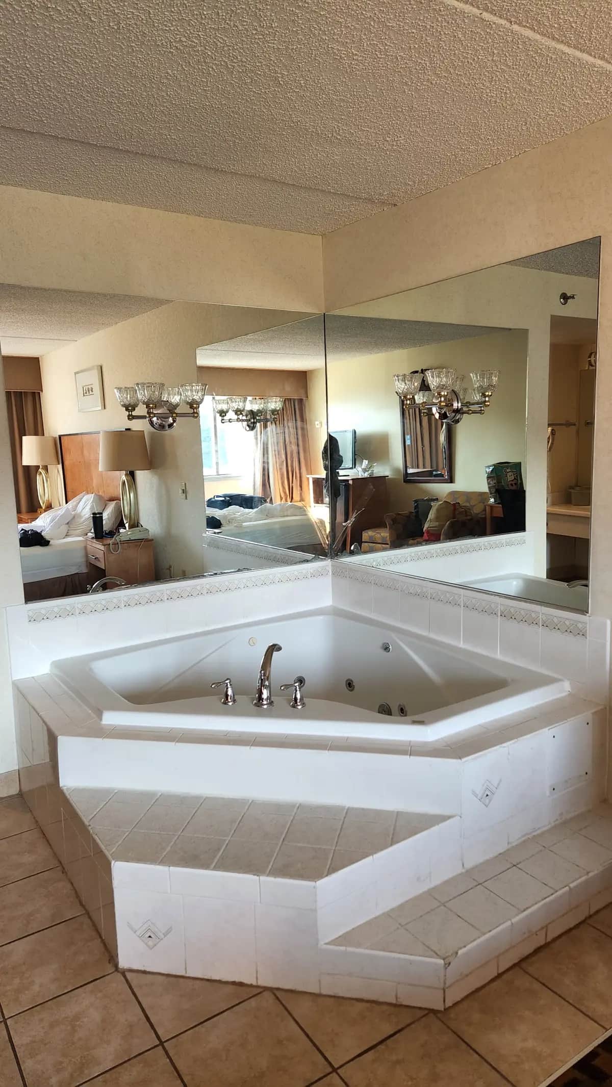 Private in-room jacuzzi tub at Days Inn by Wyndham Gettysburg