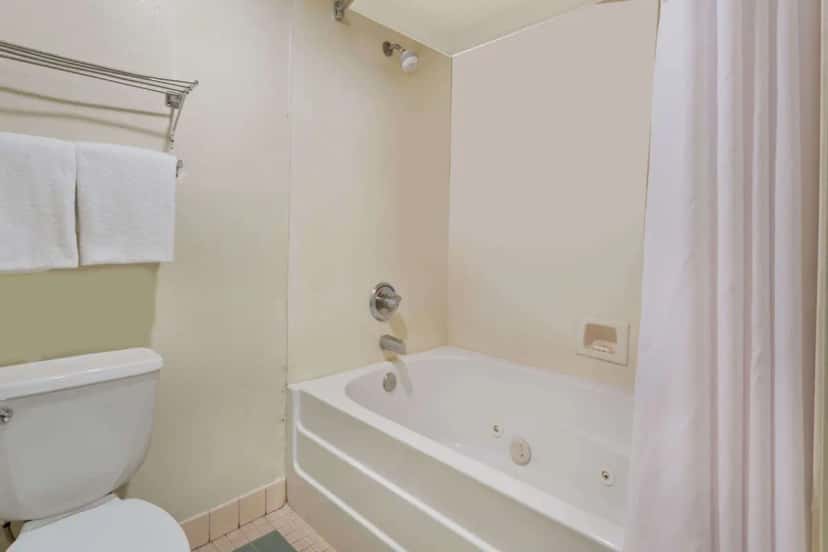 In-room hot tub at Days Inn by Wyndham Lathrop in Lathrop, CA
