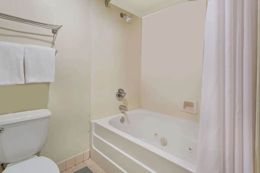 Private in-room jacuzzi at Days Inn by Wyndham Lathrop