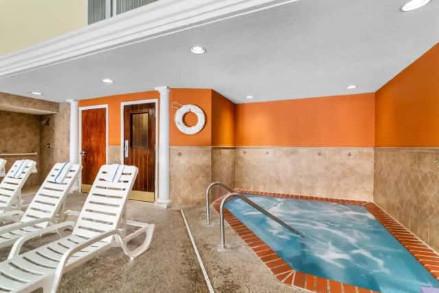 Private in-room hot tub at Days Inn by Wyndham Minot