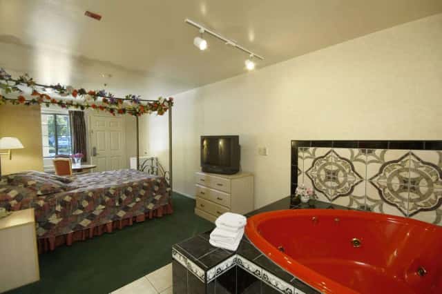 Private in-room hot tub