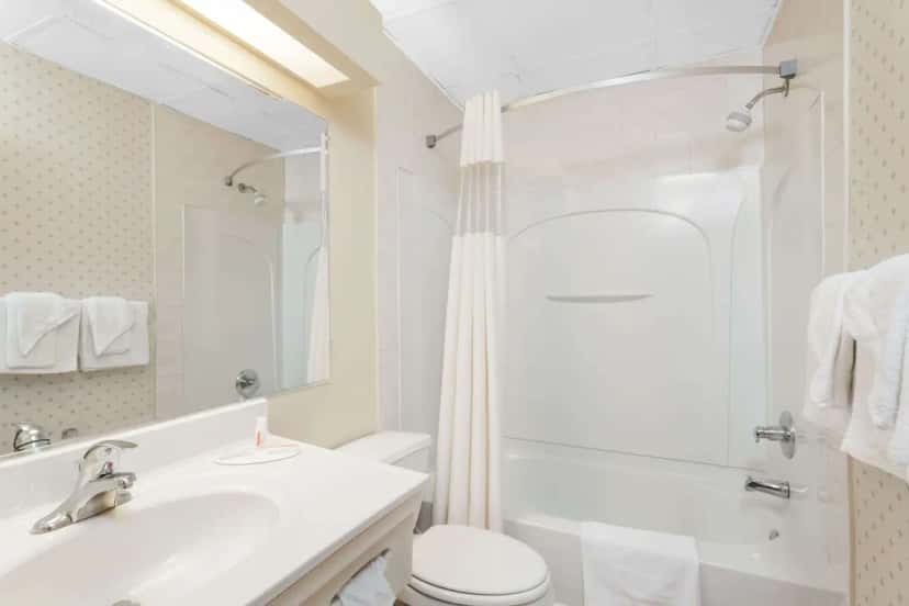 In-room jacuzzi tub at Days Inn by Wyndham Tannersville in Tannersville, PA