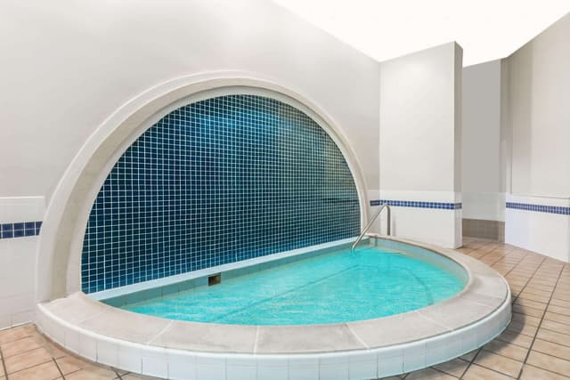 Shared indoor hot tub